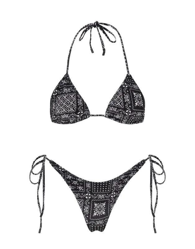 VINCA - PESA Velvet Triangle Bikini Set sold by triangl swimwear