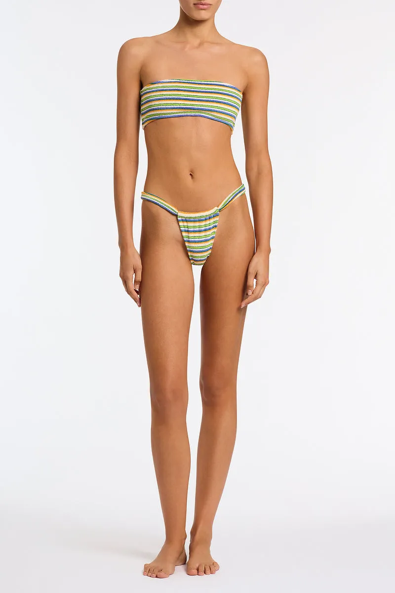 LUCE - POPI Terry Towelling Bandeau Bikini Set sold by triangl swimwear product image thumbnail 2