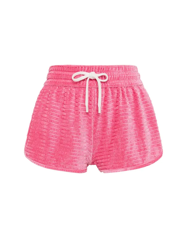 CARA - PRINC Pink Velvet Short sold by triangl swimwear