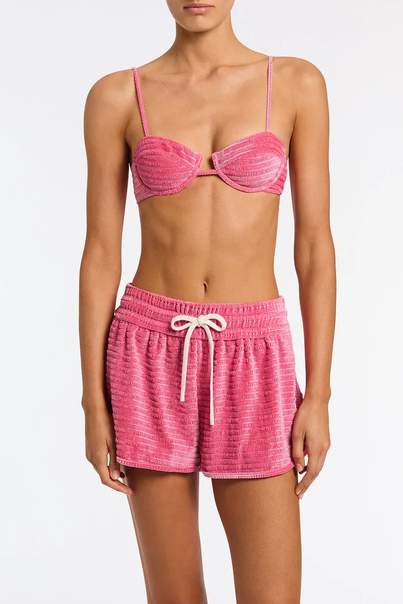 CARA - PRINC Pink Velvet Short sold by triangl swimwear product image thumbnail 4