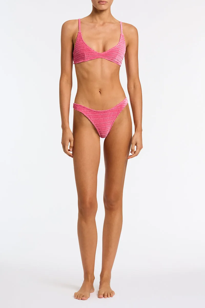 MAIA - PRINC Pink Velvet Scoop Bikini Set sold by triangl swimwear product image thumbnail 2