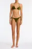 VINCA - VARO Green Velvet Triangle Bikini Set sold by triangl swimwear
