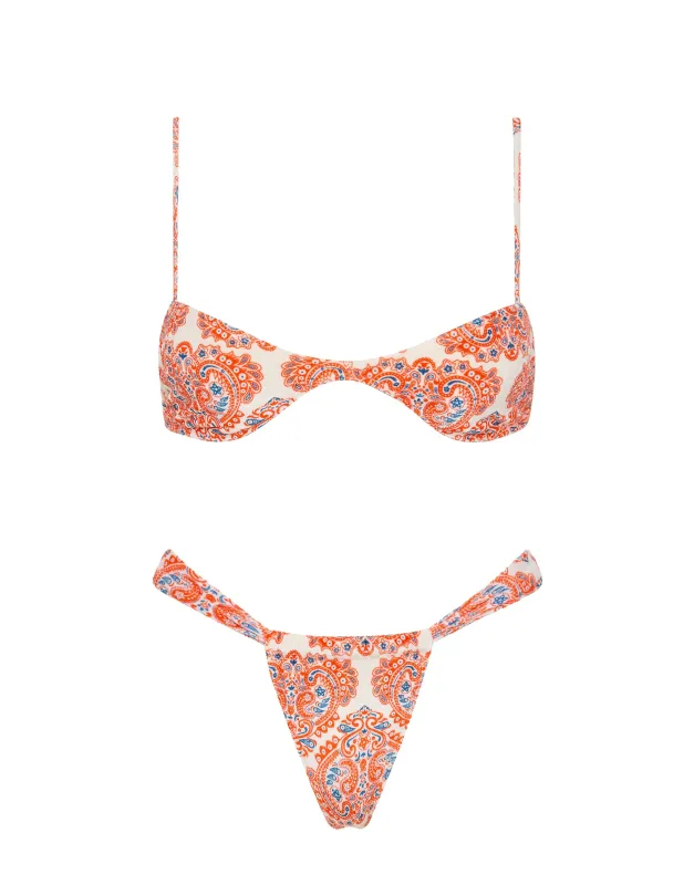 STELL - VOTTO Velvet Scoop Crop Bikini Set sold by triangl swimwear
