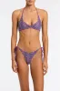 CORA - MONTY Purple Crochet Halter Bikini Set sold by triangl swimwear
