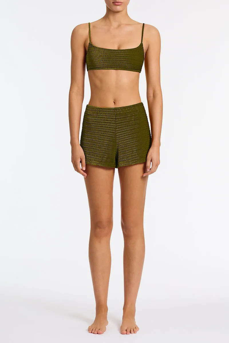 DACY - VARO Green Velvet Short sold by triangl swimwear product image thumbnail 2
