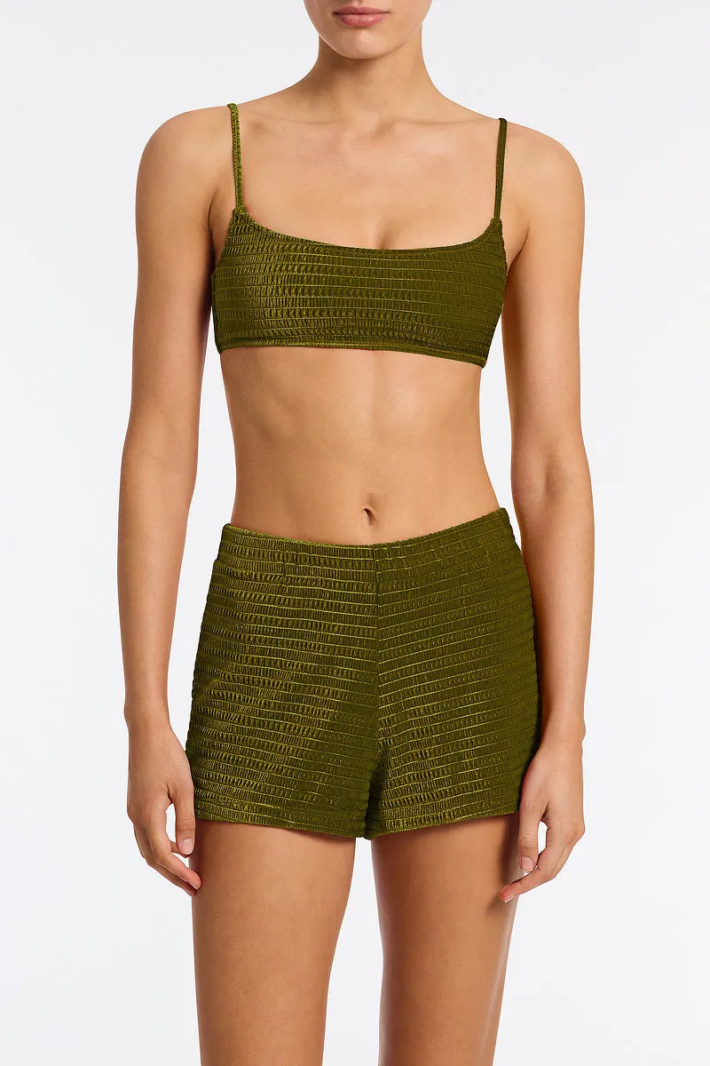 DACY - VARO Green Velvet Short sold by triangl swimwear product image thumbnail 4