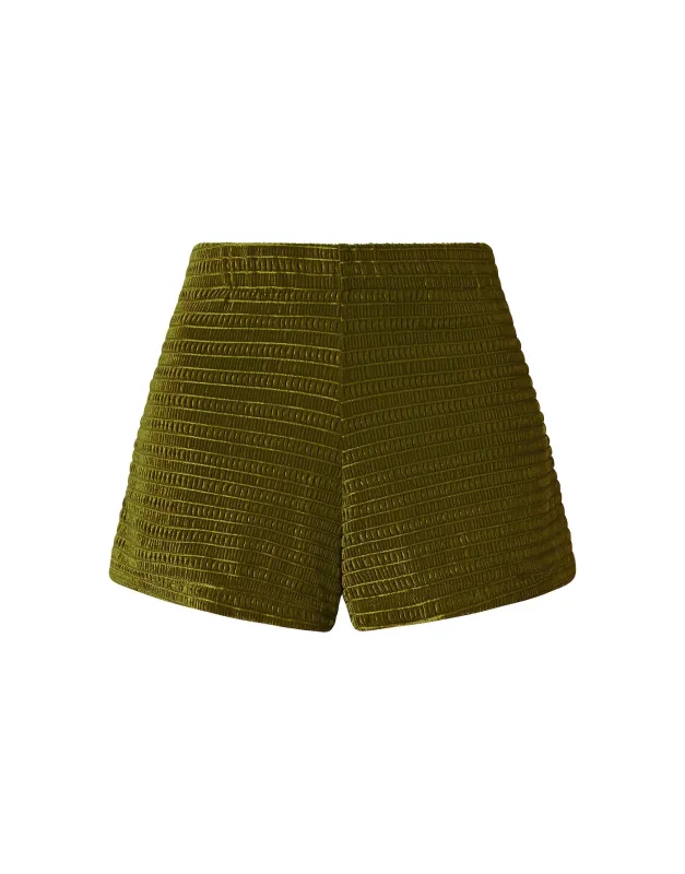 DACY - VARO Green Velvet Short sold by triangl swimwear
