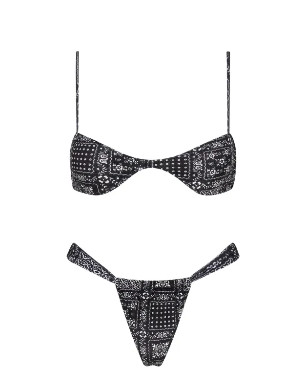 STELL - PESA Velvet Scoop Crop Bikini Set sold by triangl swimwear