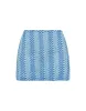 KASI - DELLO Blue Crochet Skirt sold by triangl swimwear