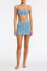 KASI - DELLO Blue Crochet Skirt sold by triangl swimwear