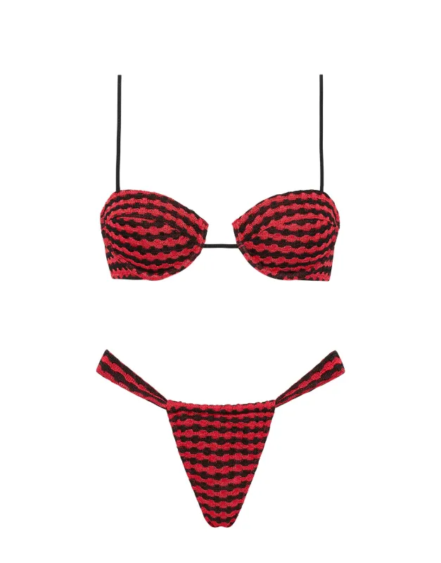 PALMA - BERTI Knit Balconette Bikini Set sold by triangl swimwear