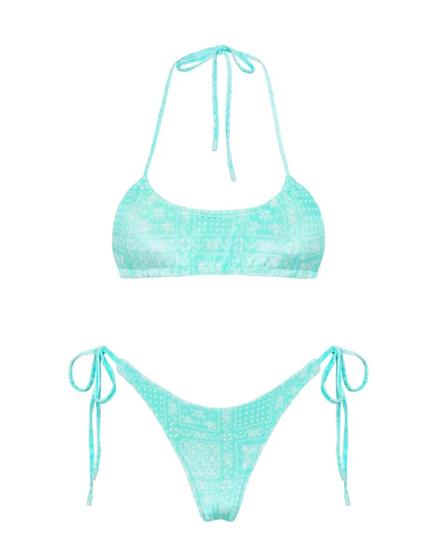 MYRTA - NELLA Velvet Halter Bikini Set sold by triangl swimwear