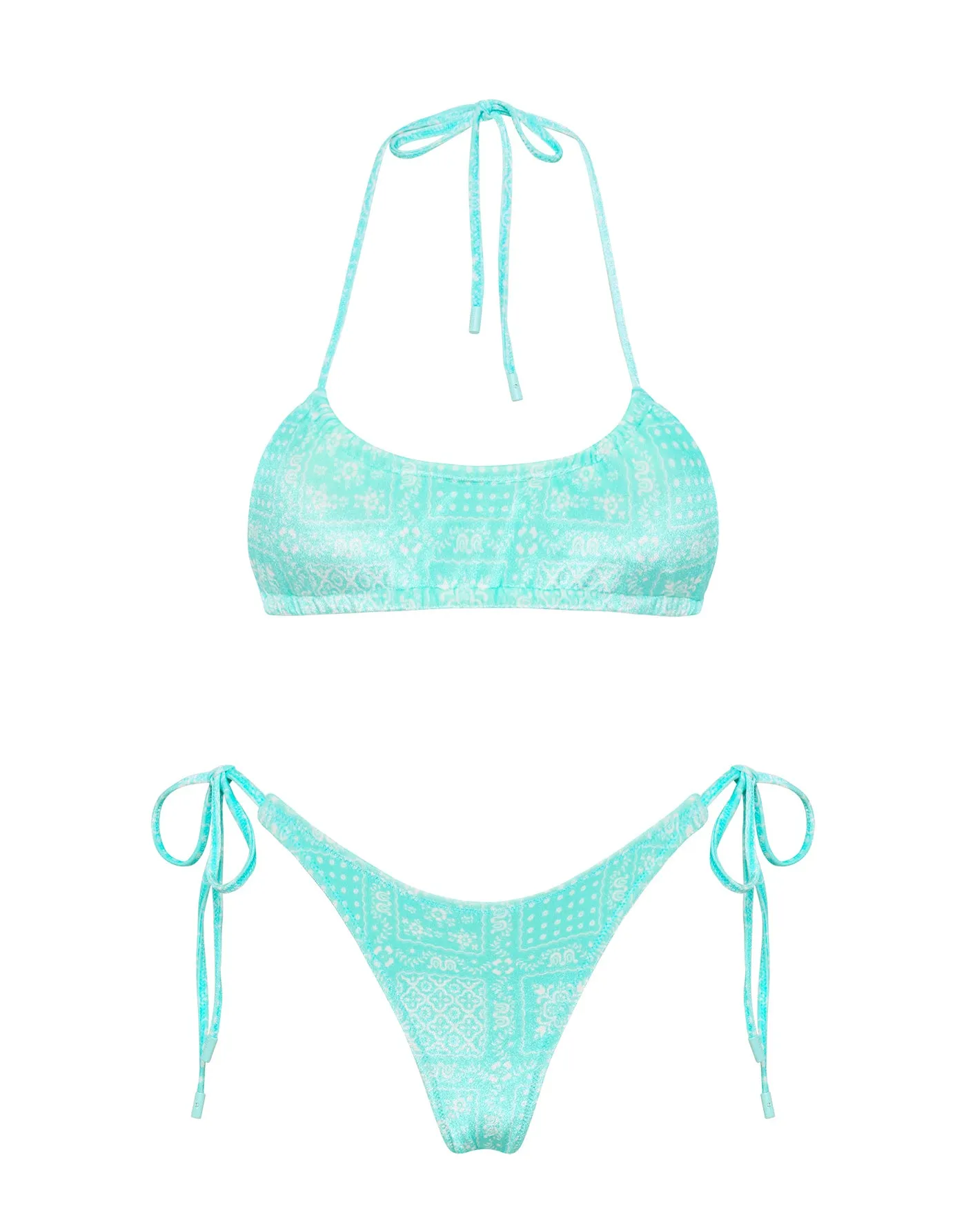 MYRTA - NELLA Velvet Halter Bikini Set sold by triangl swimwear