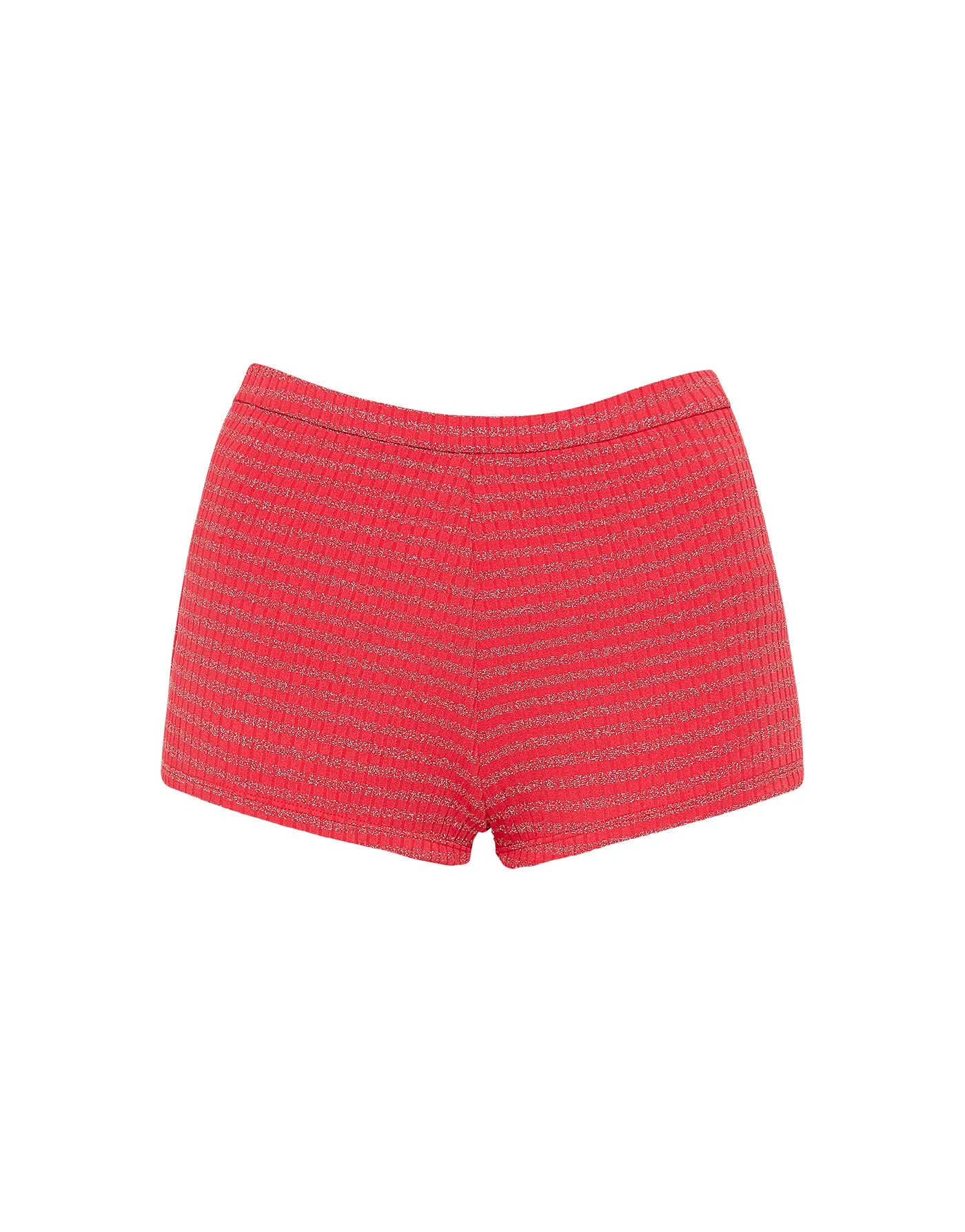 CELESTE - BERY Red Sparkle Short sold by triangl swimwear