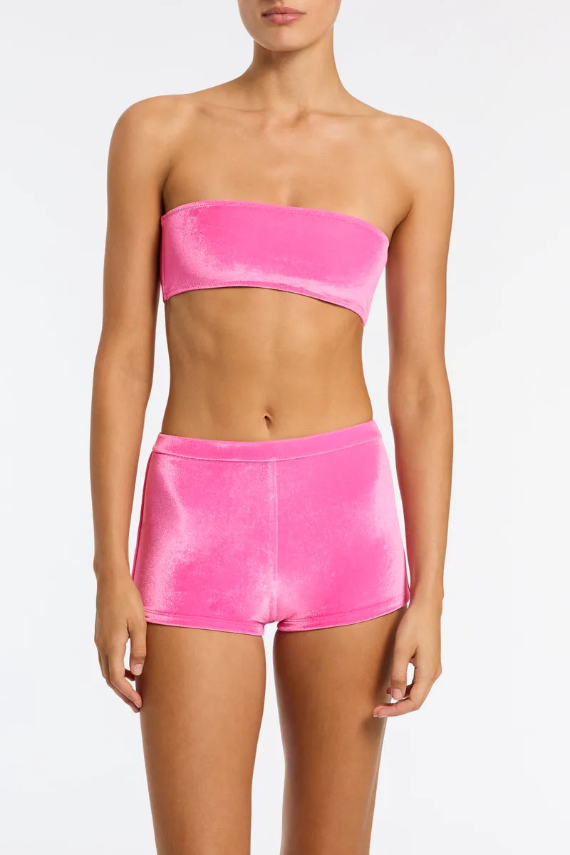 CELESTE - SIERA Pink Velvet Short sold by triangl swimwear product image thumbnail 4