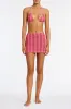 KASI - ALINA Pink Crochet Skirt sold by triangl swimwear