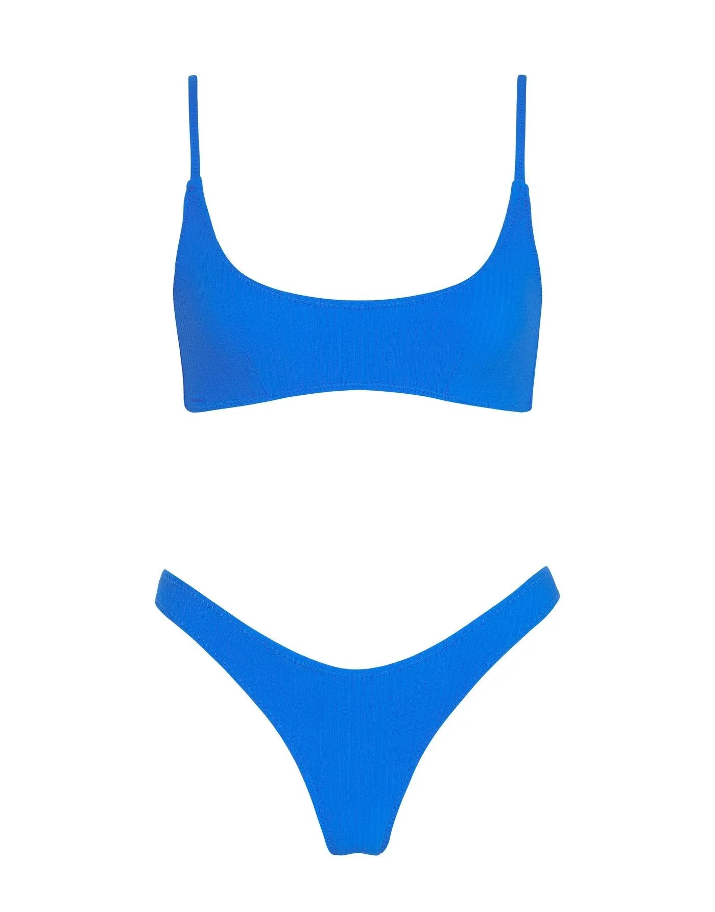 MACI - ARLES Blue Scoop Bikini Set sold by triangl swimwear