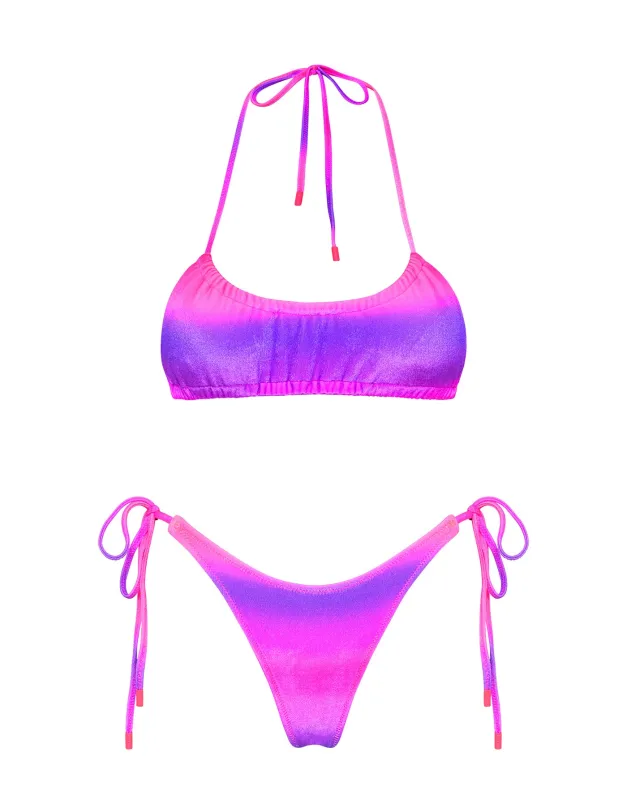 MYRTA - CHARI Tie-Dye Halter Bikini Set sold by triangl swimwear