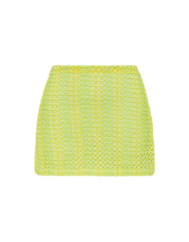 KASI - REFE Sparkle Crochet Skirt sold by triangl swimwear