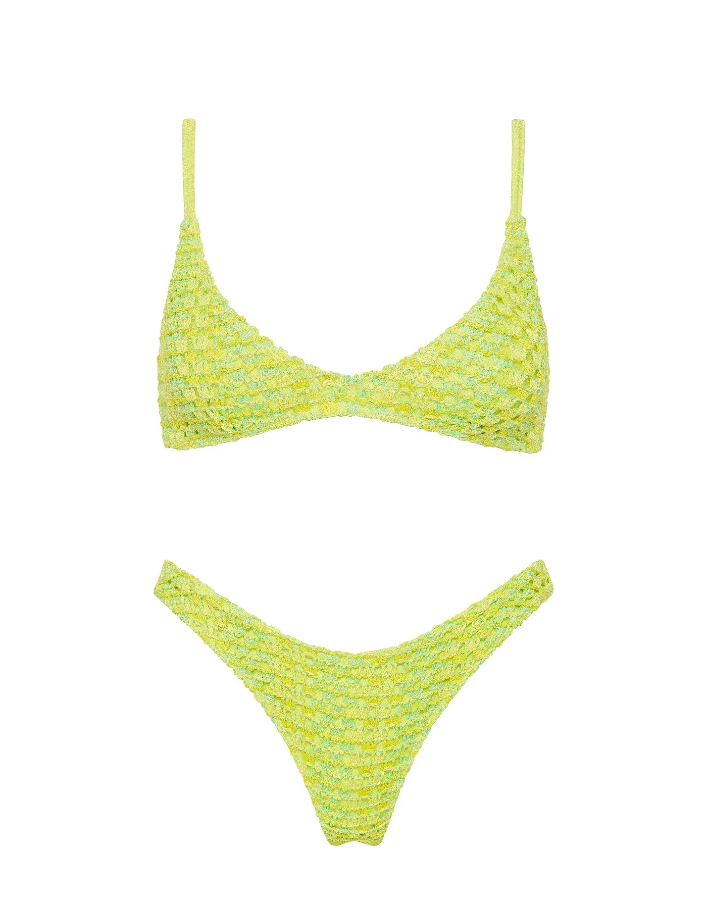 MAIA - REFE Sparkle Crochet Scoop Bikini Set sold by triangl swimwear