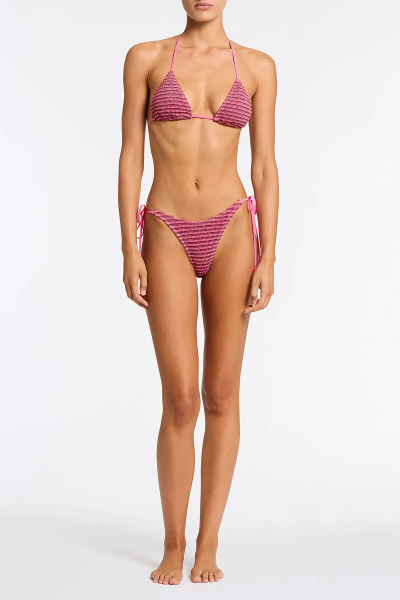 VINCA - KEYS Sparkle Crochet Triangle Bikini Set sold by triangl swimwear product image thumbnail 2