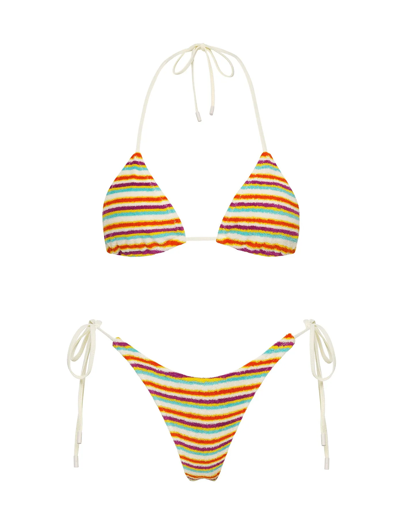 VINCA - BONN Terry Towelling Triangle Bikini Set sold by triangl swimwear