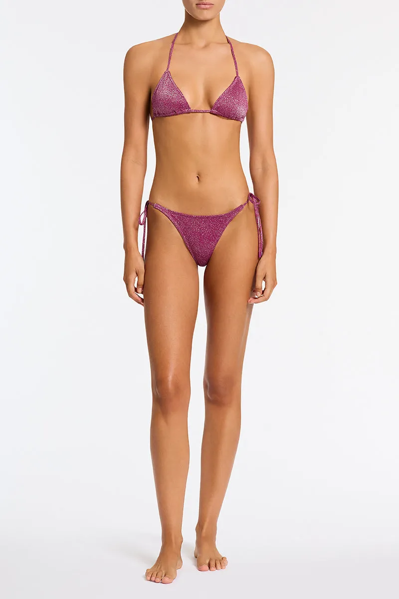 VINCA - CASSA SPARKLE Burgundy Triangle Bikini Set sold by triangl swimwear product image thumbnail 2