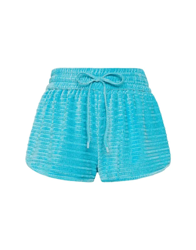 CARA - COTE Blue Velvet Short sold by triangl swimwear