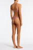 MICA - BLOSS Pink Crochet Crop Bikini Set sold by triangl swimwear
