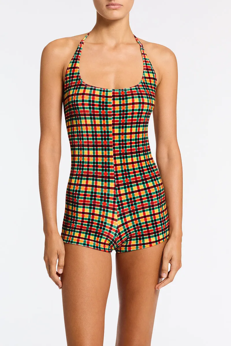 NURIA - NEMONE Velvet Playsuit sold by triangl swimwear product image thumbnail 4