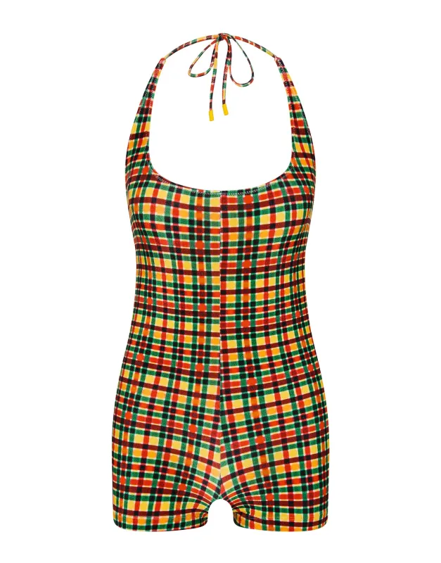 NURIA - NEMONE Velvet Playsuit sold by triangl swimwear