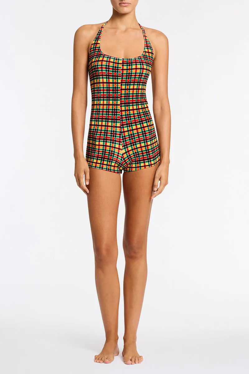 NURIA - NEMONE Velvet Playsuit sold by triangl swimwear product image thumbnail 2