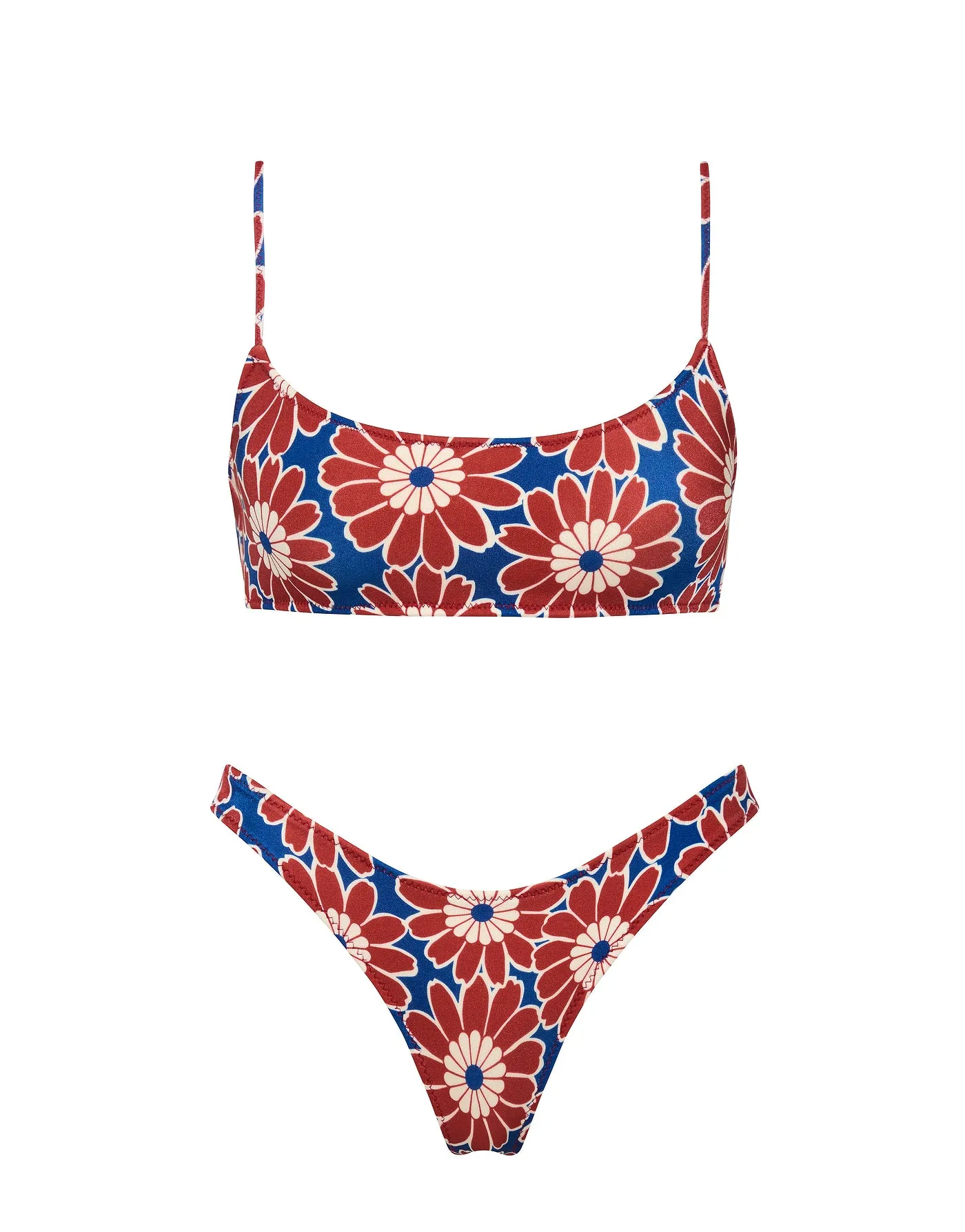 MICA - TOCO Floral Crop Bikini Set sold by triangl swimwear