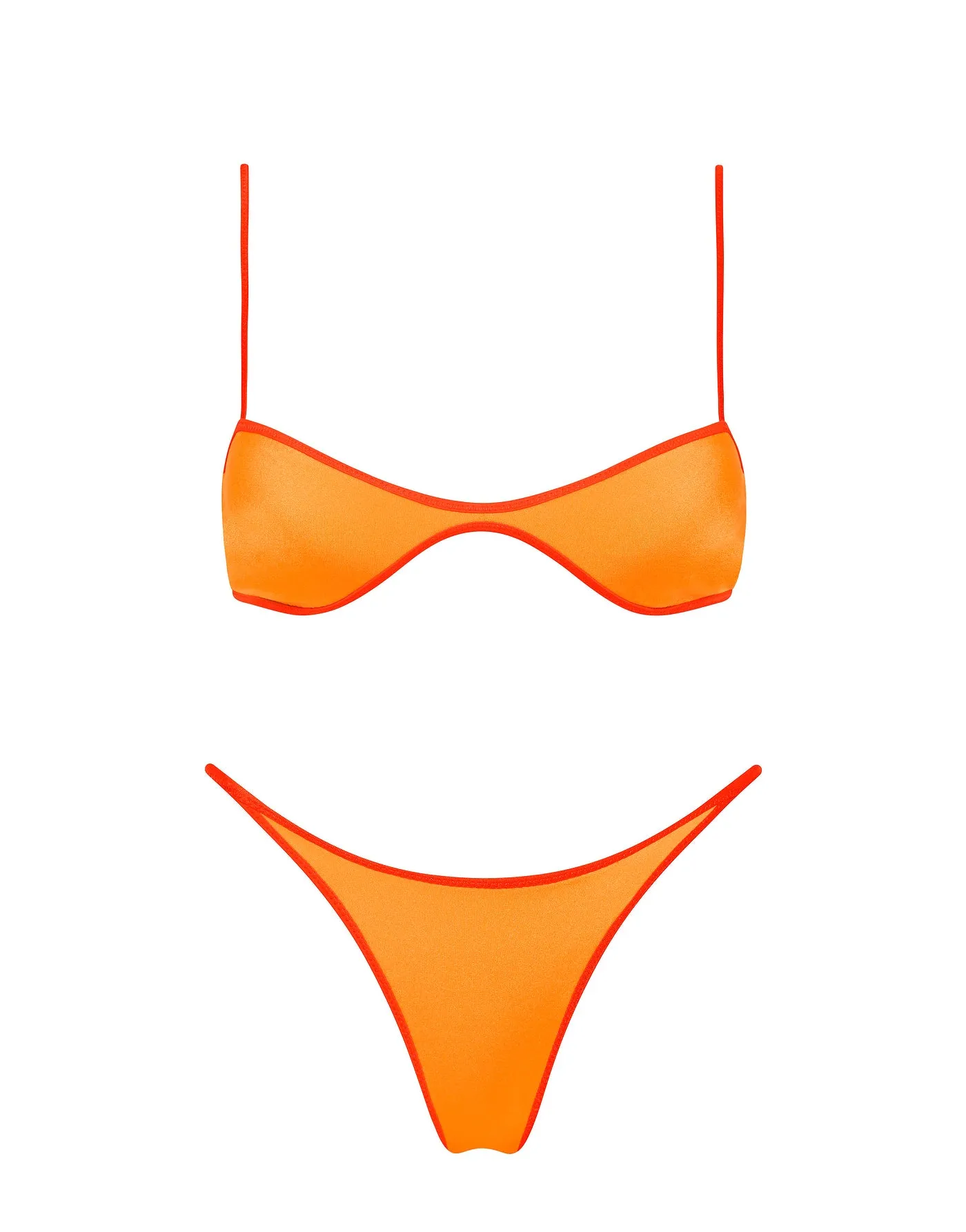 WINI - PRIKA Orange Bikini Set sold by triangl swimwear