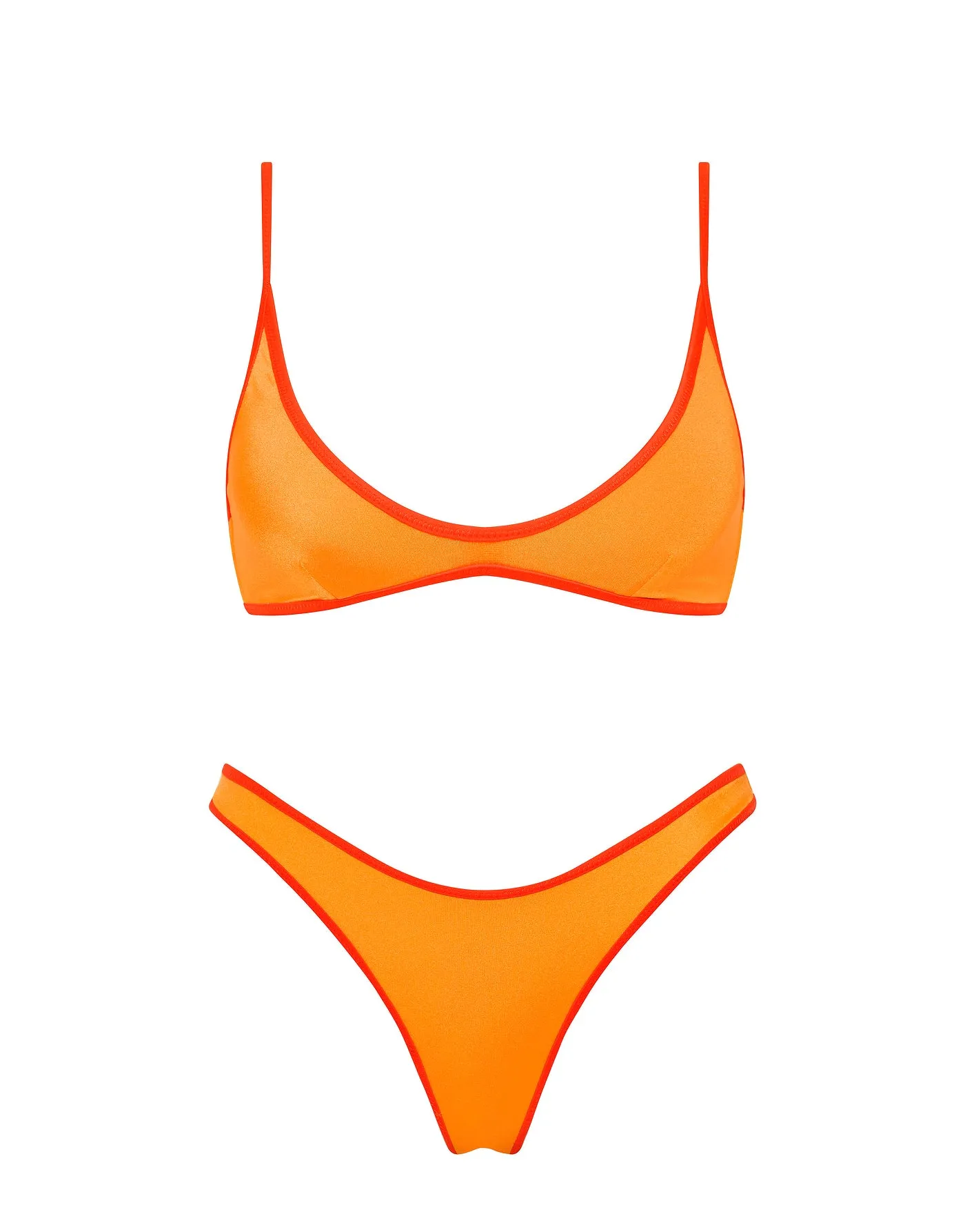 MAIA PRIKA - Orange Scoop Bikini Set sold by triangl swimwear