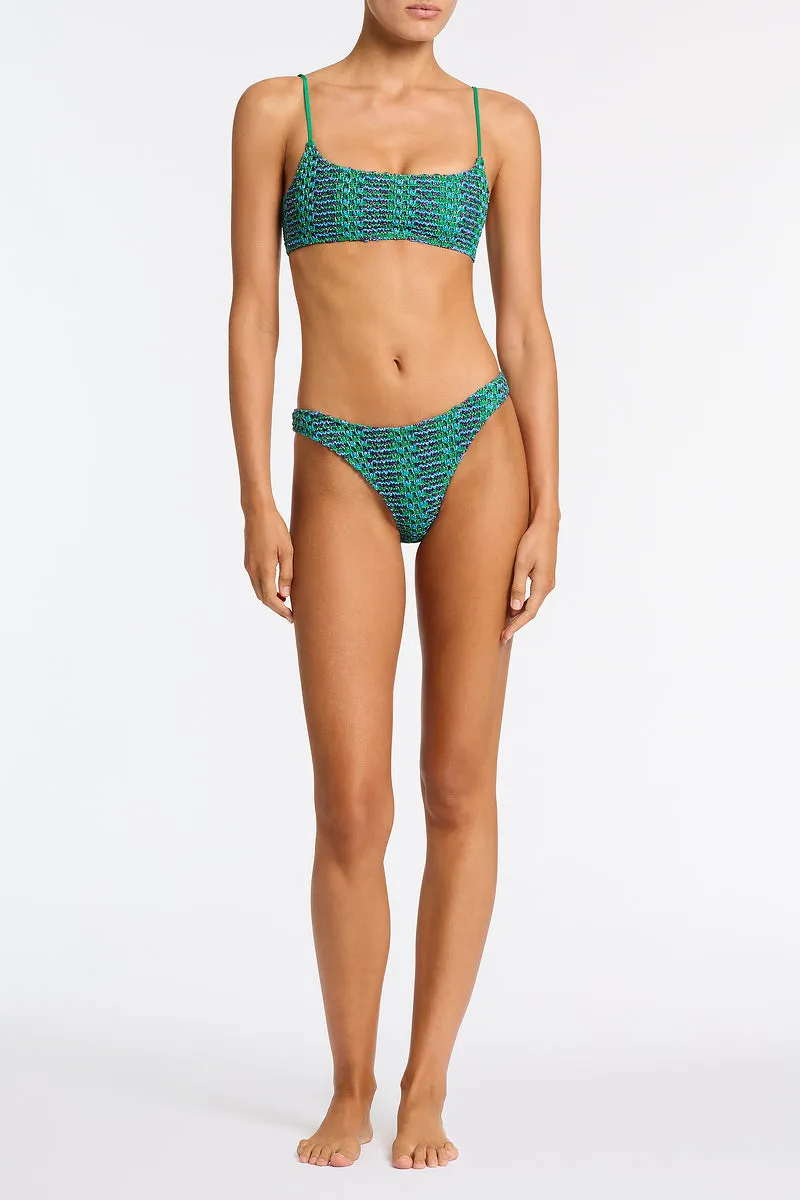 MICA - SAXE Green Crochet Crop Bikini Set sold by triangl swimwear product image thumbnail 2
