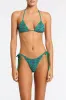 VINCA - SAXE Green Crochet Triangle Bikini Set sold by triangl swimwear