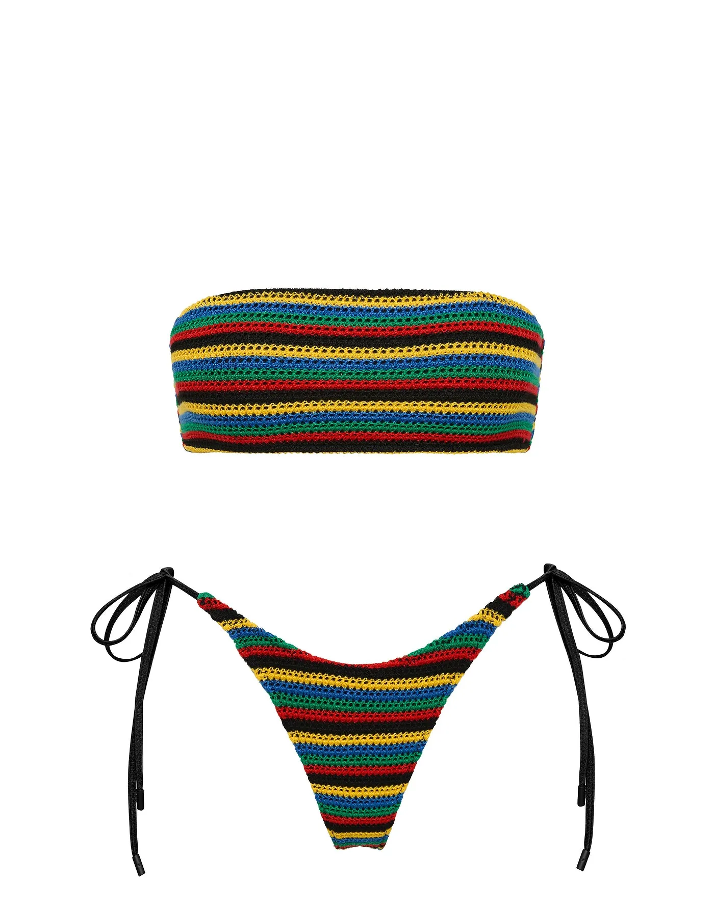 KAYA - QUEIN Crochet Bandeau Bikini Set sold by triangl swimwear