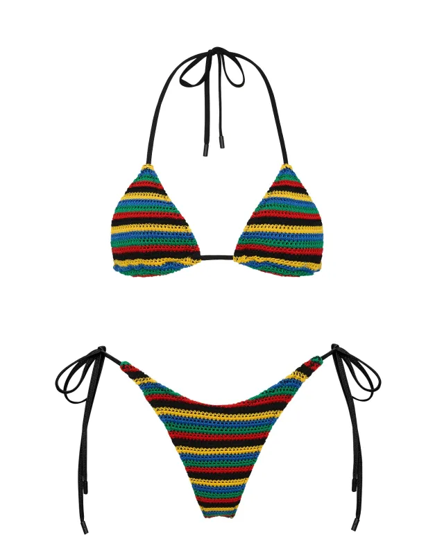 VINCA - QUEIN Crochet Triangle Bikini Set sold by triangl swimwear