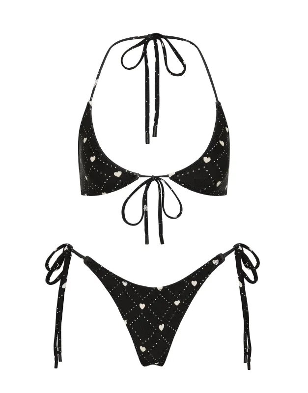 SOFI - PENY Black Halter Bikini Set sold by triangl swimwear