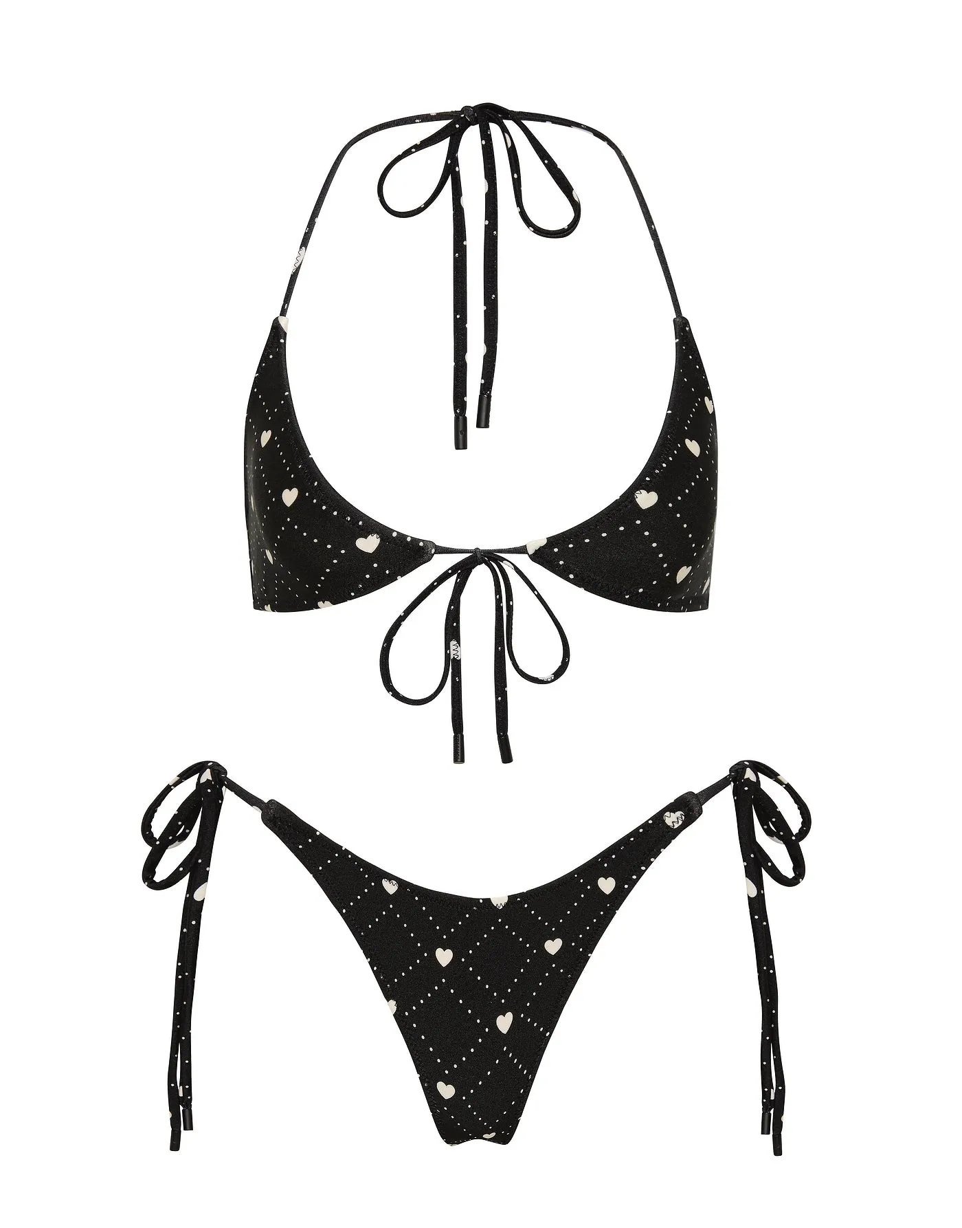 SOFI - PENY Black Halter Bikini Set sold by triangl swimwear