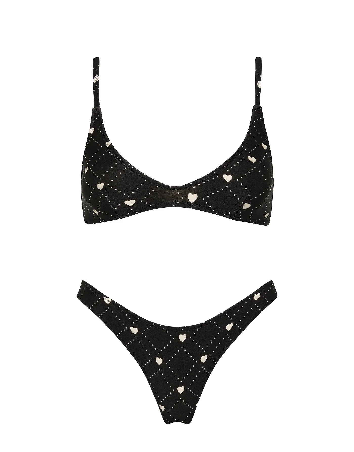 MAIA - PENY Black Scoop Bikini Set sold by triangl swimwear