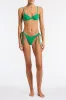 JARA - HUBE Green Terry Towelling Balconette Bikini Set sold by triangl swimwear