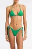 VINCA - HUBE Green Terry Towelling Triangle Bikini Set sold by triangl swimwear