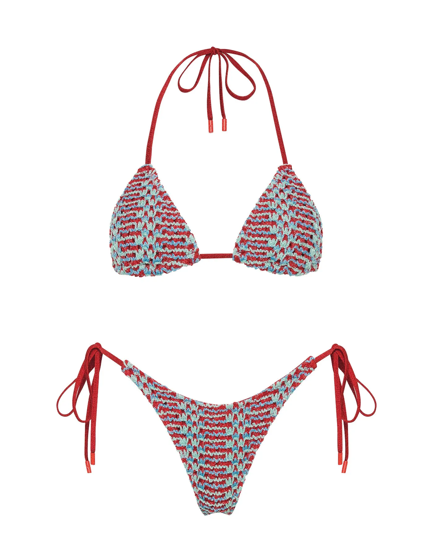 VINCA - TORI Crochet Triangle Bikini Set sold by triangl swimwear