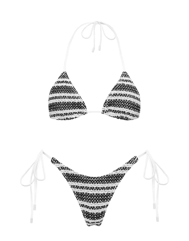 VINCA - SALTE Crochet Triangle Bikini Set sold by triangl swimwear