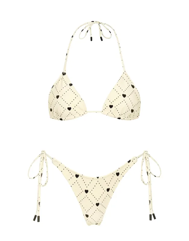 VINCA - BISS Heart Triangle Bikini Set sold by triangl swimwear
