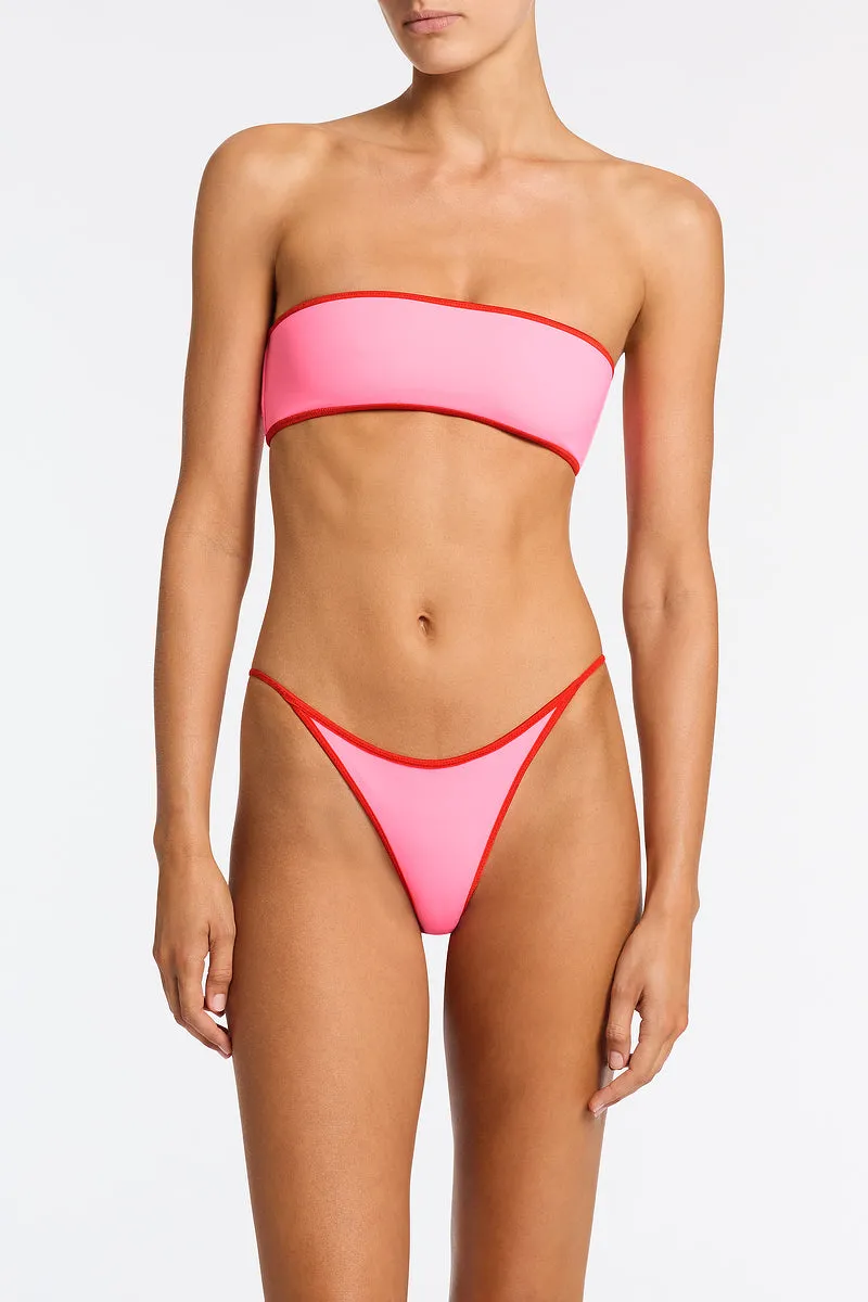FAYE - DORE Pink Bandeau Bikini Set sold by triangl swimwear product image thumbnail 5