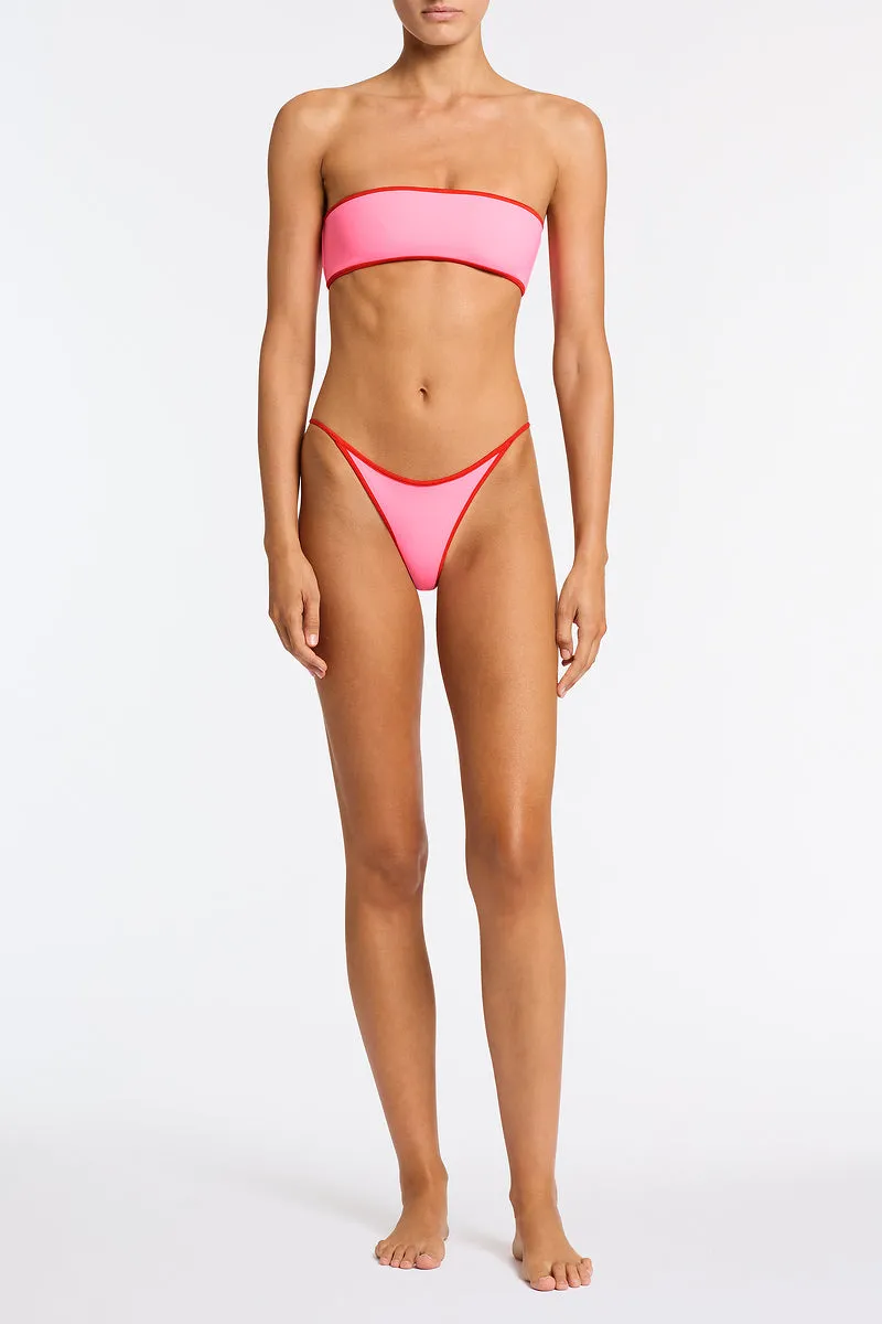 FAYE - DORE Pink Bandeau Bikini Set sold by triangl swimwear product image thumbnail 2