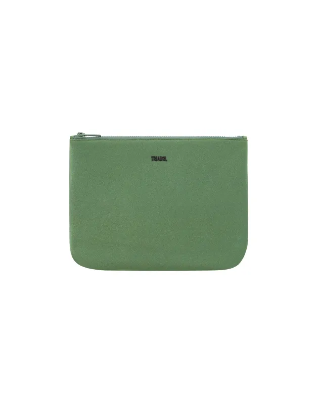 KHAKI - Neoprene Zip Pouch sold by triangl swimwear